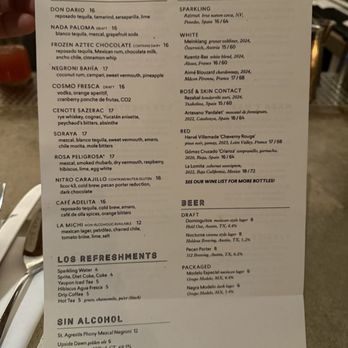 Suerte - Menu - Mexican Near Me - Austin, Texas