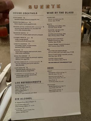 Menu photo 3 Suerte Austin, TX