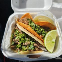 Lapota's Taqueria - Beef and barria taco