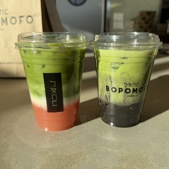 Bopomofo Cafe - Guava matcha & haunted matcha latte - Sandwiches Near Me - San Diego, California