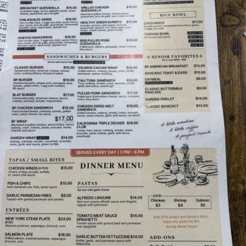 Brunch Point - 2nd side of menu - Breakfast & Brunch Near Me - Vista, California