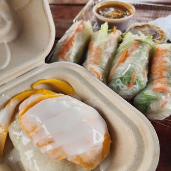 FASAY THAI WAGON - Summer Rolls with Peanut Sauce. Mango Sticky Rice. - Food Trucks Near Me FASAY THAI WAGON - Summer Rolls with Peanut Sauce. Mango Sticky Rice. - Food Trucks Near Me