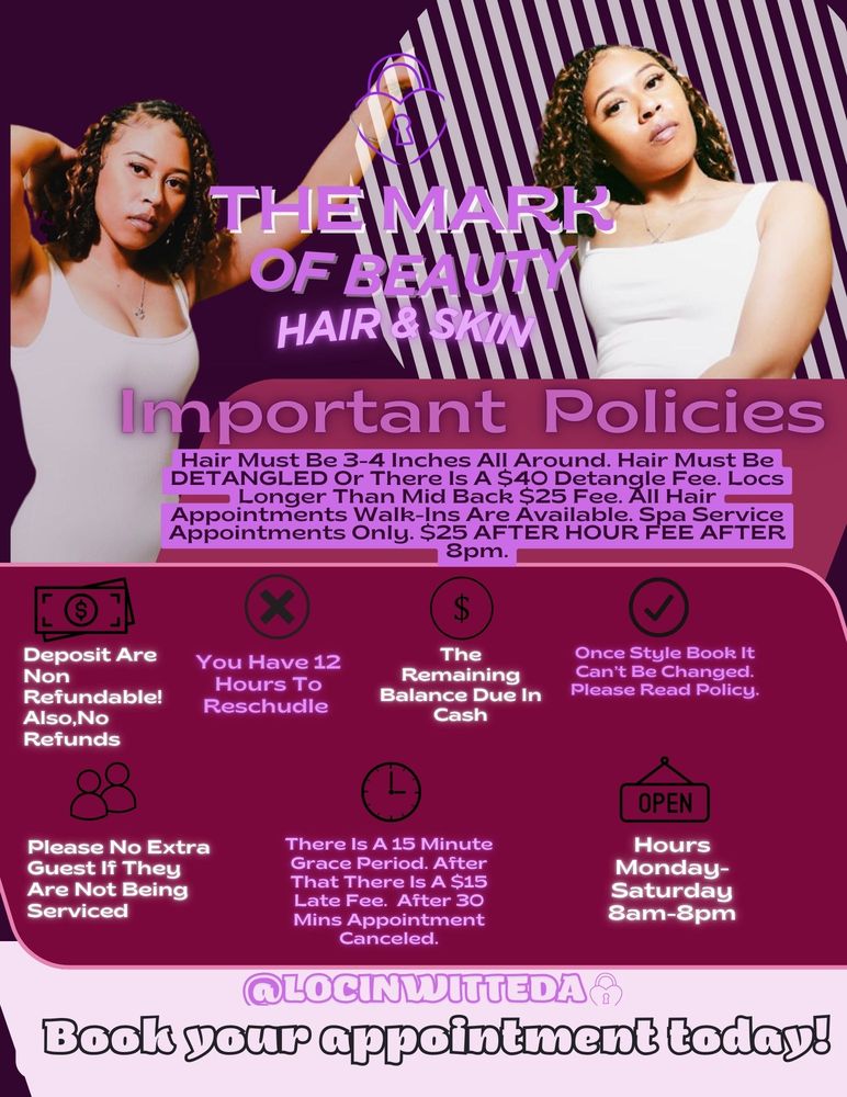 The Mark Of Beauty Hair & Skin Logo