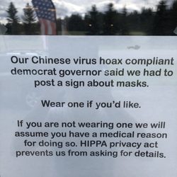Bigfork Alternative Health - Mask policy