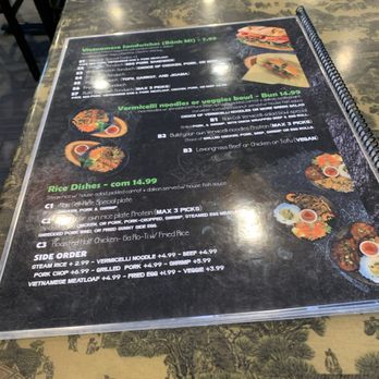 Pho Nam Cali - Menu. - Vietnamese Near Me - National City, California