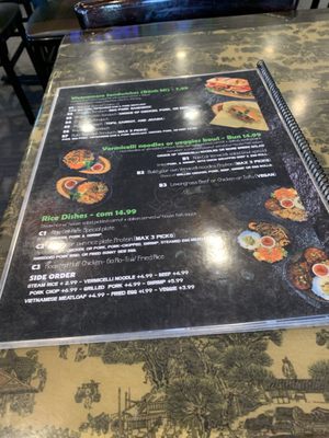 Menu photo 4 Pho Nam Cali National City, CA