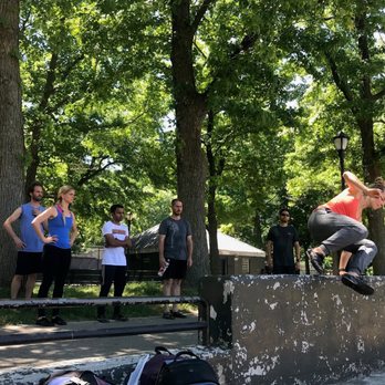 Wildly Fit - Coach Nikkie teaching vaults to MovNat Level 2 Certification participants. - Trainers Near Me - Jersey City, New Jersey Wildly Fit - Coach Nikkie teaching vaults to MovNat Level 2 Certification participants. - Trainers Near Me - Jersey City, New Jersey