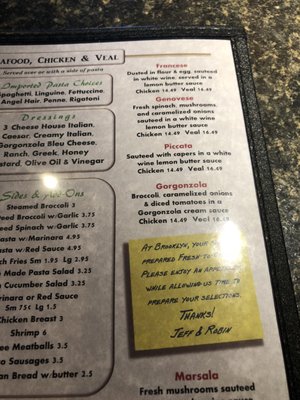 Menu photo 7 Brooklyn Pizza & Pasta Viera, FL Menu photo 7 Brooklyn Pizza & Pasta Viera, FL