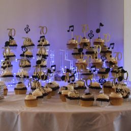 70th Birthday Party Classy Girl Cupcakes...the best!