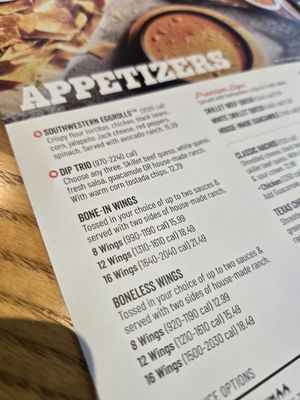 Menu photo 1 Chili's Chula Vista, CA