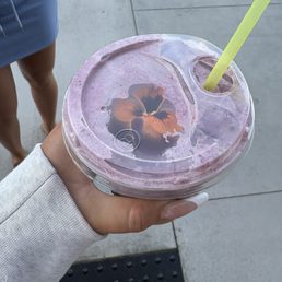 Iced blueberry espresso late Iced blueberry espresso late