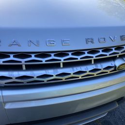 My car after damage done by Crystal Carwash to the clear coat on the grill and lettering on hood. My car after damage done by Crystal Carwash to the clear coat on the grill and lettering on hood.