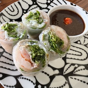 Gingergrass - Summer rolls were good but the wrappers were a bit chewy. - Vietnamese Near Me - Los Angeles, California