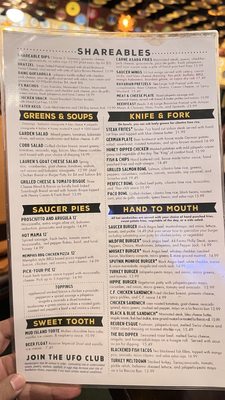 Menu photo 1 Flying Saucer Draught Emporium Cordova, TN Menu photo 1 Flying Saucer Draught Emporium Cordova, TN