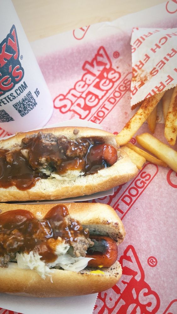 Sneaky Pete's Hot Dogs Logo