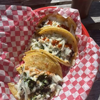 Tacos Locos - Asada Taco added cheese - Tacos Near Me - Goldsboro, North Carolina Tacos Locos - Asada Taco added cheese - Tacos Near Me - Goldsboro, North Carolina