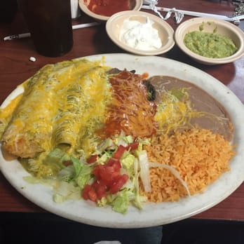 Coyote Rojo - Combo dish - enchilada, tamale, chile relleno. - Mexican Near Me - Groveland, Florida