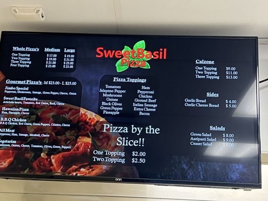 Menu photo 5 Sweet Basil Pizza Duarte, CA Menu photo 5 Sweet Basil Pizza Duarte, CA