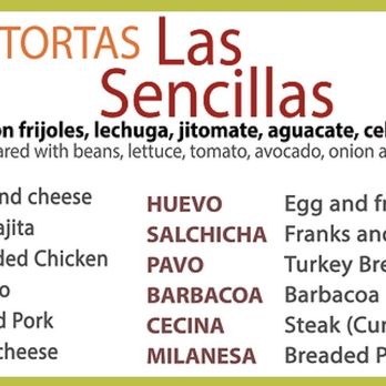 La Hechizera Tortas - Menu - Mexican Near Me - North Richland Hills, Texas La Hechizera Tortas - Menu - Mexican Near Me - North Richland Hills, Texas