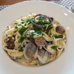 Le Rivedoux - Linguinis aux palourdes (crème ail )