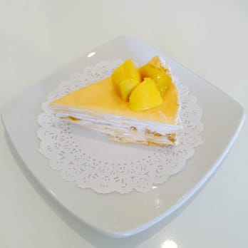 Em-Tea - Mango thousand layer cake - Bubble Tea Near Me - Merced, California