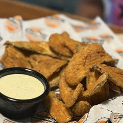 Bad Daddy's Burger Bar - Fried pickles with ranch