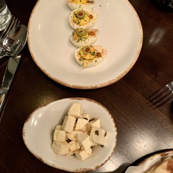 Jardin - Deviled eggs and feta - Mediterranean Near Me - San Antonio, Texas Jardin - Deviled eggs and feta - Mediterranean Near Me - San Antonio, Texas