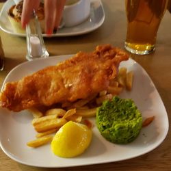 Windmill - Amazing Fish N' Chips! This is the regular size, our waiter said the large is like a Moby Dick sized piece of fish!