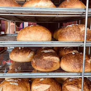 Hearthstone Restaurant Bakery - Fresh bread cooling down - Bakeries Near Me - Kamiah, Idaho