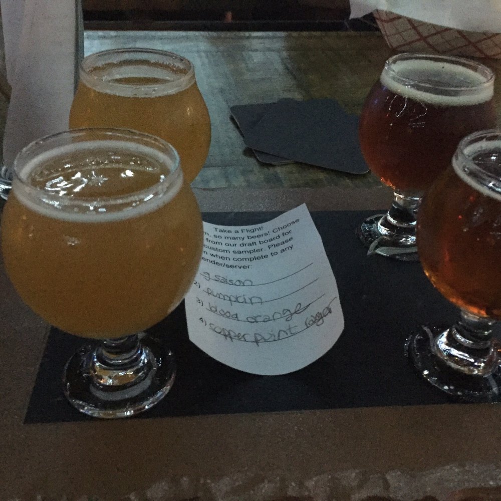 Copperpoint Brewing Co - Flight - Beer Gardens Near Me - Boynton Beach, Florida
