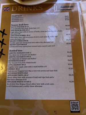 Menu photo 3 Grand Cafe 1e Klas Amsterdam, NH Menu photo 3 Grand Cafe 1e Klas Amsterdam, NH