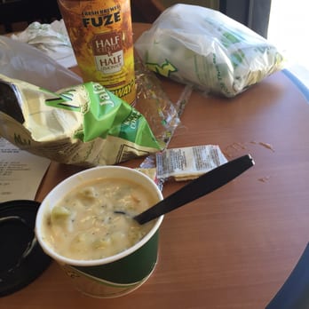 Subway - a bowl of soup and a cup of soup on a table - Sandwiches Near Me - Sacramento, California Subway - a bowl of soup and a cup of soup on a table - Sandwiches Near Me - Sacramento, California