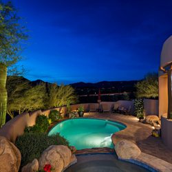 Let There Be Light - Desert pool and landscape Lighting designs