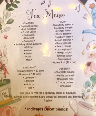 Menu photo 5 Alice's Teapot Cafe Delray Beach, FL