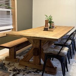Hi Country Home Fab & Handyman - Hand built custom dining room table for a customer