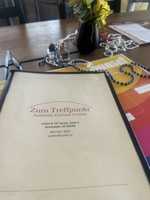 Menu photo 1 Treffpunkt Scottsdale, AZ