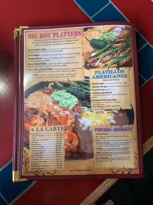 Menu photo 1 El Tapatio Restaurant Portland, OR Menu photo 1 El Tapatio Restaurant Portland, OR