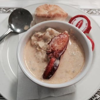Charlene's Bayside  Restaurant - Small cup of seafood chowder. - Canadian (New) Near Me - Whycocomagh, Nova Scotia