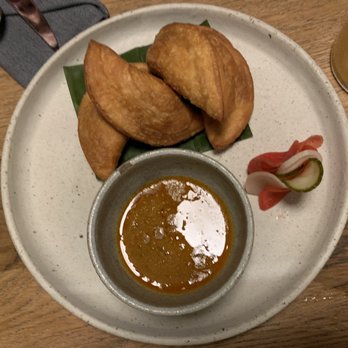 Nari - Pork croquette (gaeng gradang tod) - pork was a little dry and wasn't as savory or tasty - Thai Near Me - San Francisco, California Nari - Pork croquette (gaeng gradang tod) - pork was a little dry and wasn't as savory or tasty - Thai Near Me - San Francisco, California