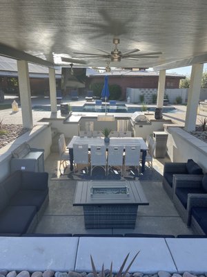Photo of Lifeguard Pools - Las Vegas, NV, US. Outdoor kitchen by Lifeguard Pools