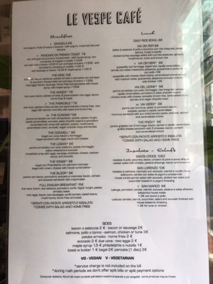 Menu photo 5 Le Vespe Cafe Florence, FI