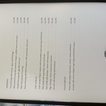 Restaurant Kastellet - Menu 1 lunch - Restaurants Near Me - København