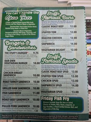 Menu photo 1 Stuff’s Restaurant Wisconsin Dells, WI