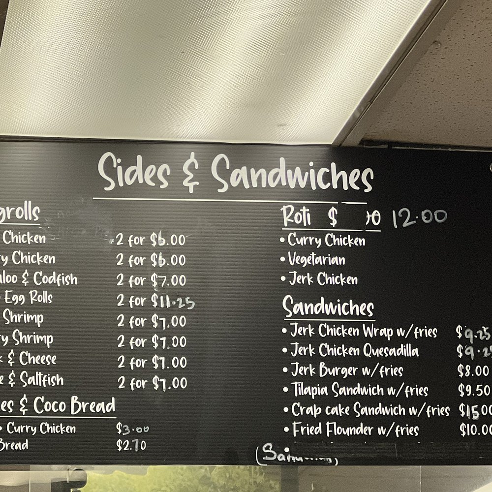 Caribbean Cove - Menu - Caribbean Near Me - College Park, Maryland