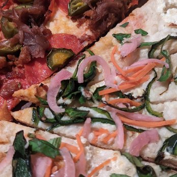 Pinthouse Pizza - Custom half/half with dairy free cheese - Pizza Near Me - Austin, Texas