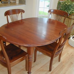 Ageless Furniture Restoration - Post Catalyzed Lacquers are applied to Kitchen tables