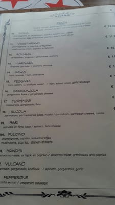 Menu photo 1 Pizzeria Sicilia Amsterdam, NH