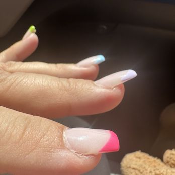 Envy Nails and Spa - More uneven. Notice my finger is straight but the acrylic Is reaching for the sky - Waxing Near Me - Sioux Falls, South Dakota Envy Nails and Spa - More uneven. Notice my finger is straight but the acrylic Is reaching for the sky - Waxing Near Me - Sioux Falls, South Dakota
