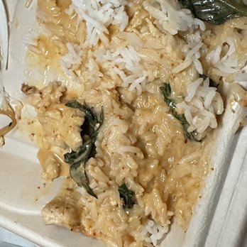 The Elephant Shack - Made a small side of the curry and rice. Tastes much better than it looks - Thai Near Me - Honolulu, Hawaii The Elephant Shack - Made a small side of the curry and rice. Tastes much better than it looks - Thai Near Me - Honolulu, Hawaii
