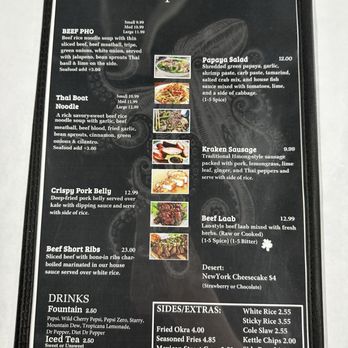 Kraken Killer Seafood - Menu - Seafood Near Me - Tulsa, Oklahoma Kraken Killer Seafood - Menu - Seafood Near Me - Tulsa, Oklahoma
